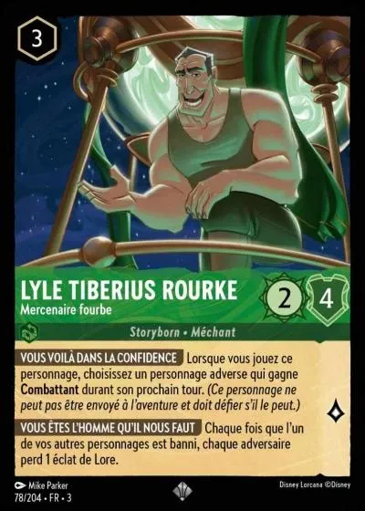 Lyle Tiberius Rourke - Mercenaire fourbe - Les Terres d'Encres - 078/204