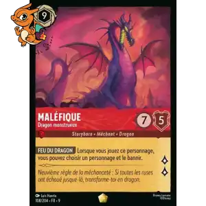 Maléfique - Dragon monstrueux - Fabuleux - 108/204