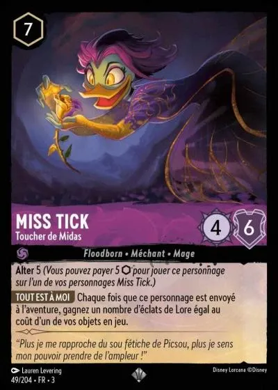 Miss Tick - Toucher de Midas - Les Terres d'Encres - 049/204