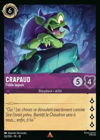 Crapaud - Fidèle laquais - Lueurs dans les Profondeurs - 050/204