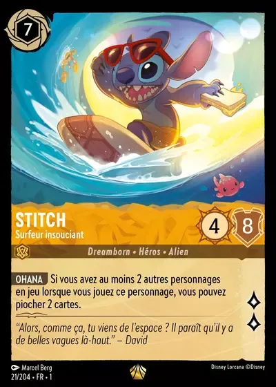 Stitch - Surfeur insouciant - Premier Chapitre - 021/204