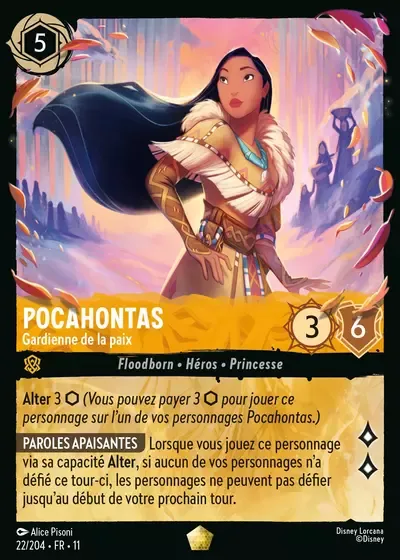 Pocahontas - Gardienne de la paix - Givresort - 022/204