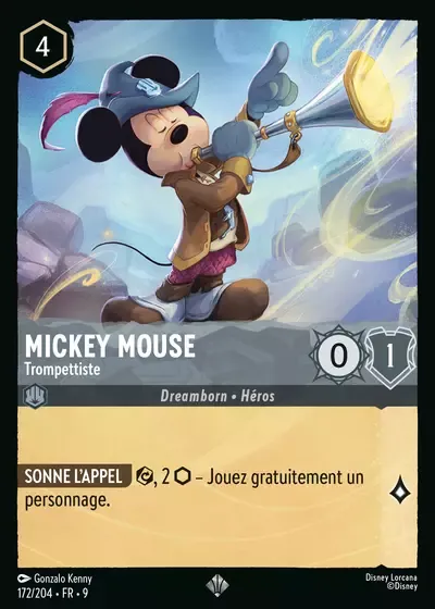 Mickey Mouse - Trompettiste - Fabuleux - 172/204