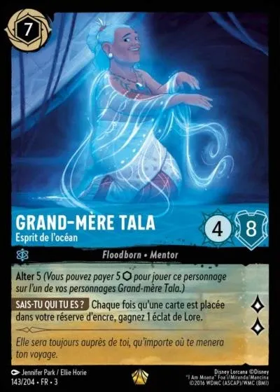 Grand -mère Tala - Esprit de l'océan - Les Terres d'Encres - 143/204