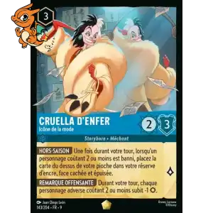 Cruella d'Enfer - Icône de la mode - Fabuleux - 143/204