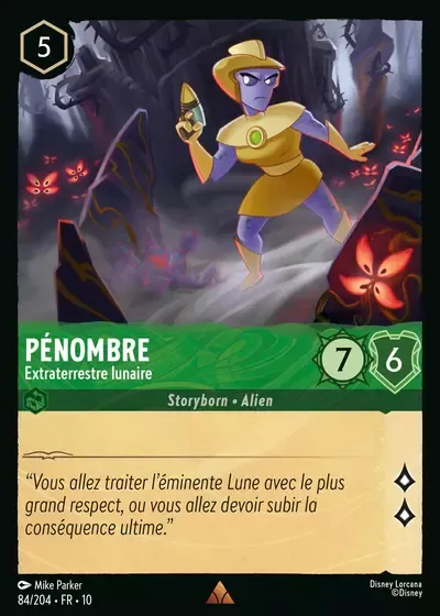 Pénombre - Extraterrestre lunaire - Lueurs dans les Profondeurs - 084/204