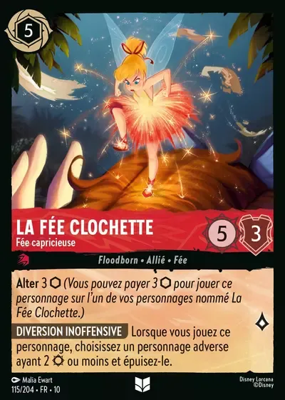 La Fée Clochette - Fée capricieuse - Lueurs dans les Profondeurs - 115/204