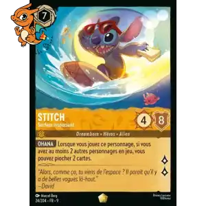 Stitch - Surfeur insouciant - Fabuleux - 024/204