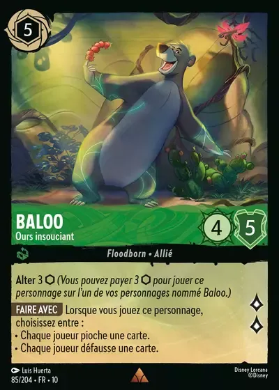 Baloo - Ours insouciant - Lueurs dans les Profondeurs - 085/204