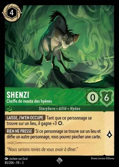Shenzi - Cheffe de meute des hyènes - Les Terres d'Encres - 085/204