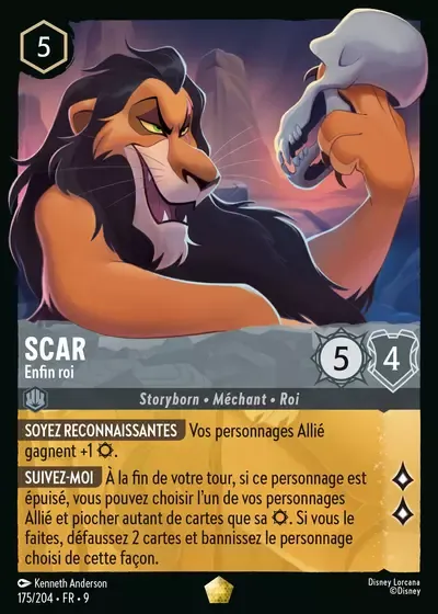 Scar - Enfin roi - Fabuleux - 175/204
