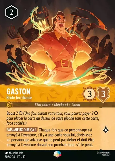 Gaston - Brute terrifiante - Lueurs dans les Profondeurs - 206/204