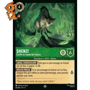 Shenzi - Cheffe de meute des hyènes - Fabuleux - 087/204