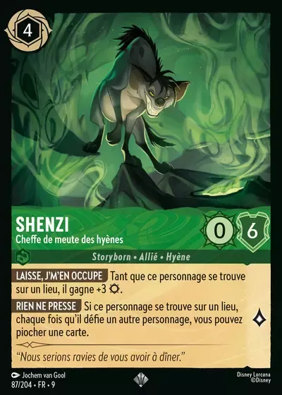 Shenzi - Cheffe de meute des hyènes - Fabuleux - 087/204