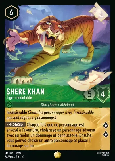 Shere Khan - Tigre redoutable - Lueurs dans les Profondeurs - 088/204