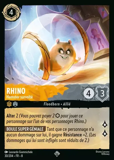 Rhino - Hamster survolté - Le Règne de Jafar - 030/204