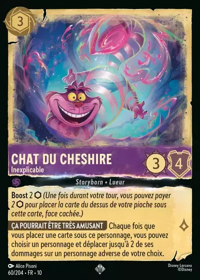 Chat du Cheshire - Inexplicable - Lueurs dans les Profondeurs - 060/204