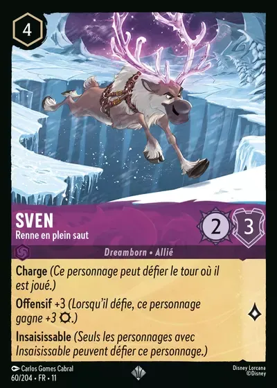 Sven - Renne en plein saut - Givresort - 060/204