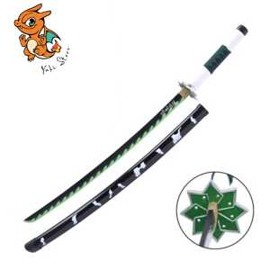 Katana de Sanemi Shinazugawa - Demon Slayer - Lame en Bambou