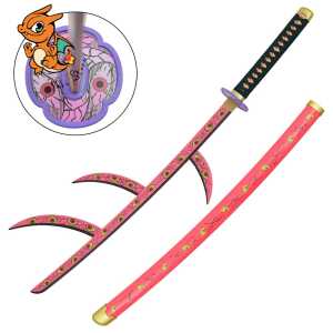 Katana de Kokushibo - Demon Slayer - Lame en Bambou