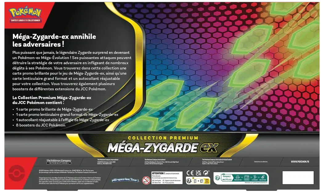 Pokémon : Coffret Premium Mega Zygarde Ex