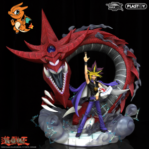 YU-GI-OH - Yami Yugi & Slifer - Statuette 51cm