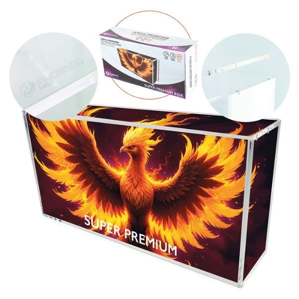 Phoenix Shield Protection Acrylique – Coffret Pokémon super premium
