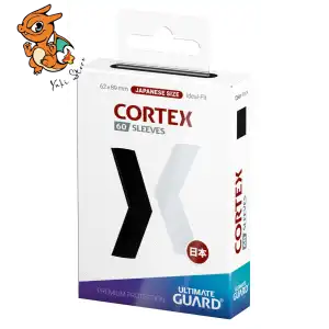 Ultimate Guard 60 Pochettes Cortex Sleeves Format Japonais Noir Mat