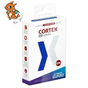 Ultimate Guard 60 Pochettes Cortex Sleeves Format Japonais Bleu Mat