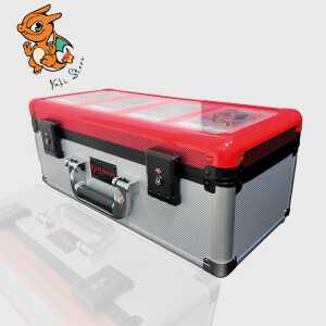 Phoenix Shield Valisette 44 Cartes Gradées PCA avec Vitrine - Rouge et Blanc