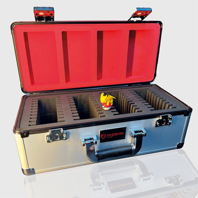 Phoenix Shield Valisette 44 Cartes Gradées PCA avec Vitrine - Rouge et Blanc – Image 2