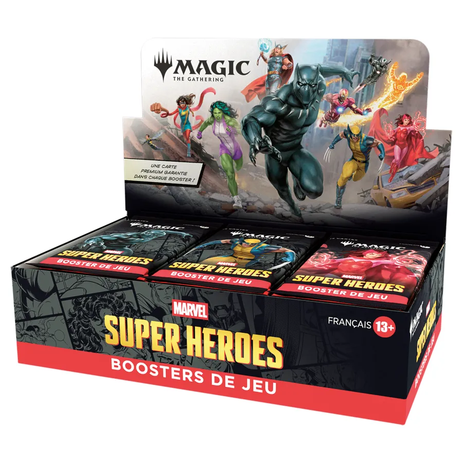 Magic: The Gathering - Boîte de Boosters de jeu Marvel Super Heroes