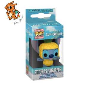 DISNEY - Lilo & Stitch - Pocket Pop Keychain - Stitch Ananas