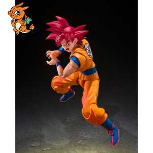 DRAGON BALL SUPER - SSG Son Goku "God Aura" - Fig. S.H. Figuarts 15cm
