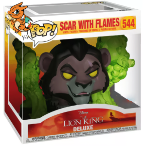LE ROI LION - POP Deluxe N° 544 - Scar avec flammes