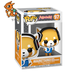 AGGRETSUKO - POP Sanrio N° 97 - Aggretsuko Avec Ecouteurs