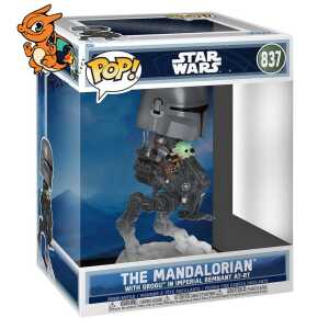 MANDALORIAN & GROGU - POP Ride DLX N° 837 - The Mandalorian AT-RT