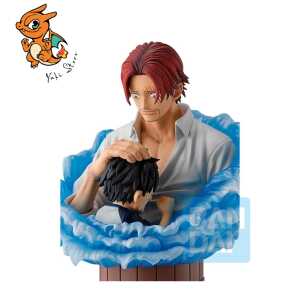 ONE PIECE - Shanks & Luffy - Figurine Red Hair Pirates 15cm