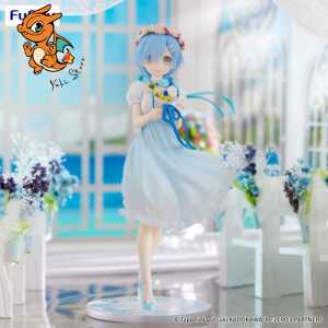 RE ZERO - Rem "Bridesmaid" - Statuette Trio-Try-It 21cm