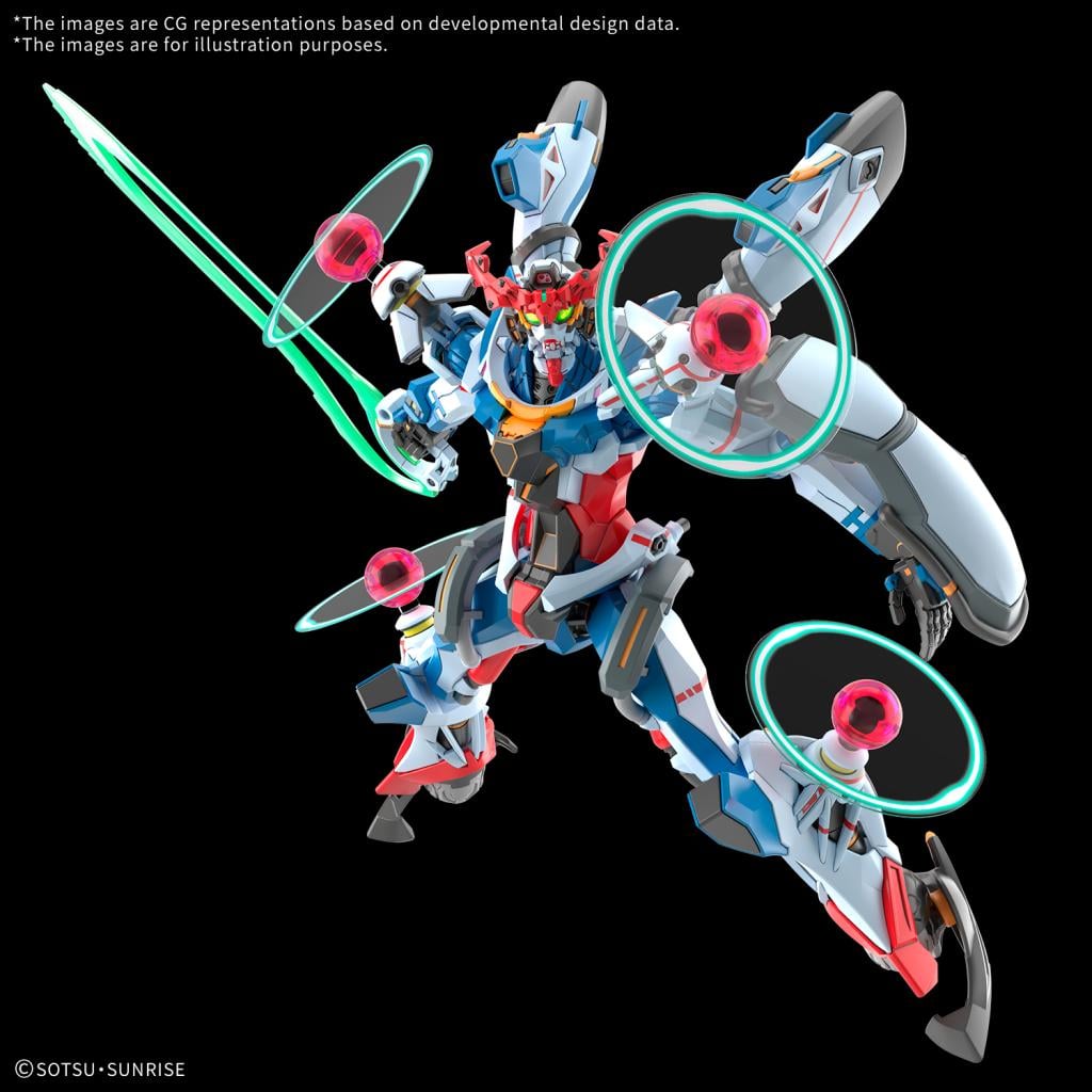 GUNDAM - HG 1/144 GQuuuuuuX (Endymion Unit Awakened) - Model Kit – Image 3