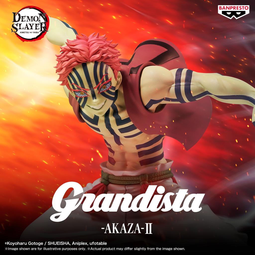 DEMON SLAYER - Akaza - Figurine Grandista 23cm – Image 3