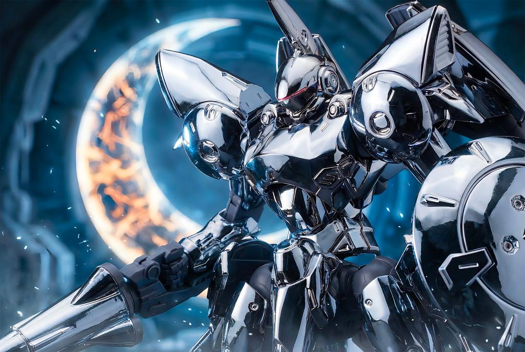 SHEIK MAINLAND - Ultra Action Trooper Actaeon Silver - Model Kit 1/144 – Image 2