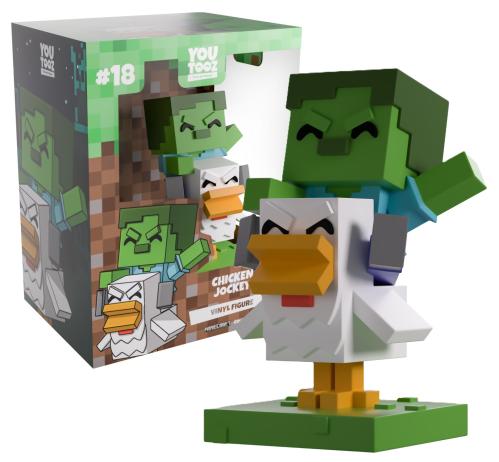 MINECRAFT - Chicken Jockey - Figurine Youtooz 12cm