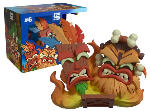 CRASH BANDICOOT - Aku Aku & Uka Uka - Figurine Youtooz 9cm