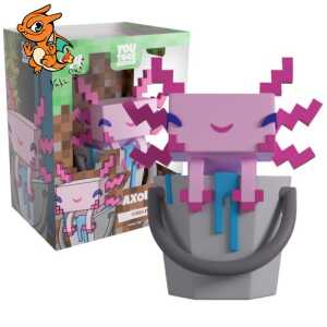 MINECRAFT - Axolotl - Figurine Youtooz 9cm