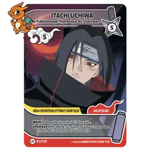 Itachi Uchiwa - Le Kaléidoscope Hypnotique du Sharingan - Konoha Shido - 091/130