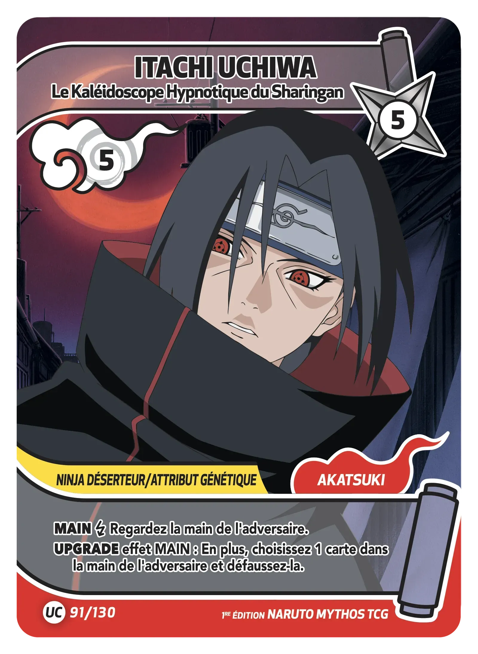 Itachi Uchiwa - Le Kaléidoscope Hypnotique du Sharingan - Konoha Shido - 091/130