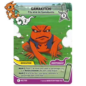 Gama Kitchi - Fils aîné de Gamabunta - Konoha Shido - 096/130