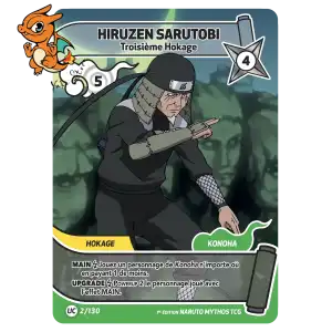 Hiruzen Sarutobi - Troisième Hokage - Konoha Shido - 002/130