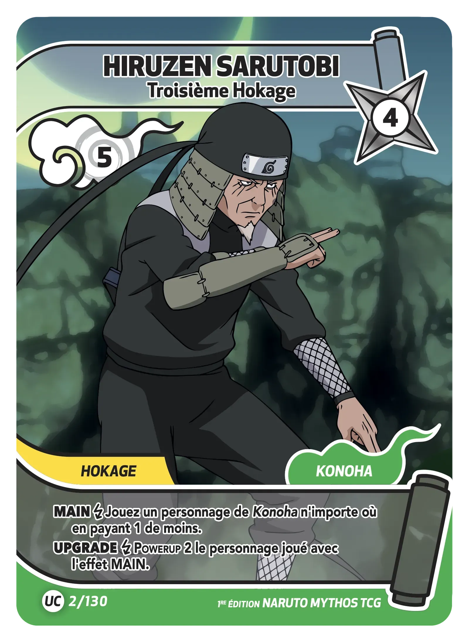 Hiruzen Sarutobi - Troisième Hokage - Konoha Shido - 002/130